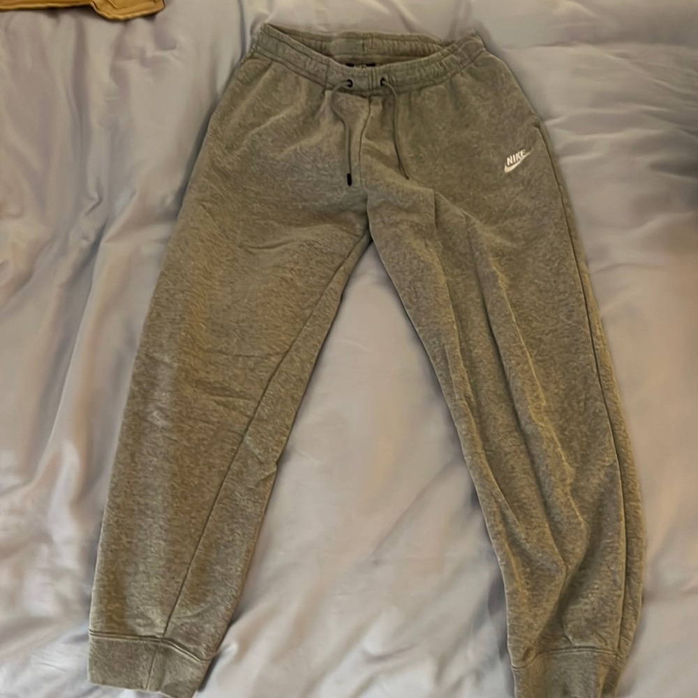 Light gray Nike joggers